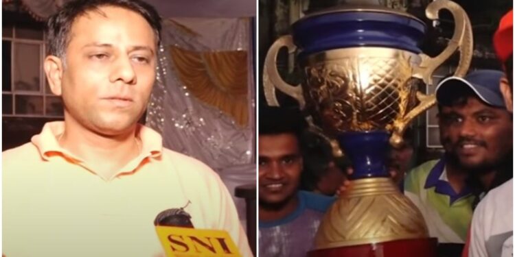 Goa's Porvorim Aam Aadmi Party Leader Ritesh Chodankar Organized Cricket Tournament