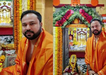 bharatiya-janata-yuva-morcha-president-tajinder-singh-tiwana-took-blessing-of-mahakal-in-ujjain