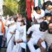 bharatiya-janata-yuva-morcha-workers-protest-move-to-rename-sports-complex-after-tipu-sultan