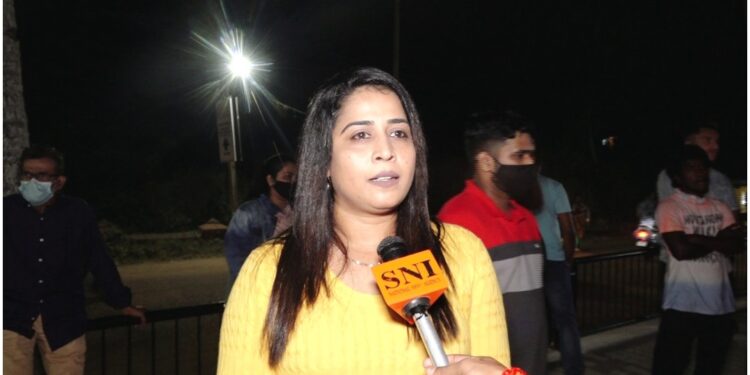 BJP Leader Cheryl Lobo Says, Football Runs In the blood of the youth Installation of Ronaldo’s Statue Will Inspire Them